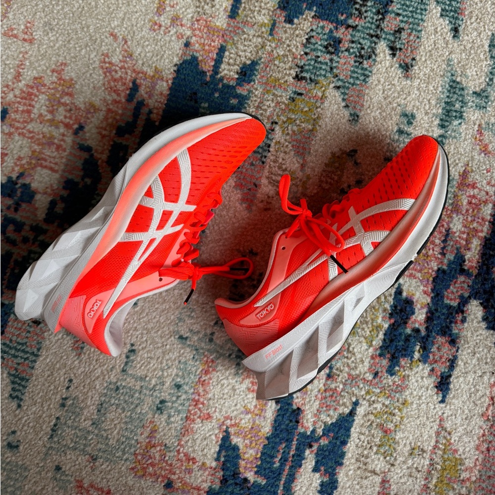 ASICS “Tokyo” Vibrant Red Running Shoes
